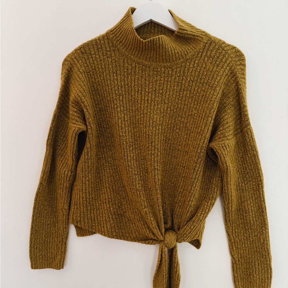 Cozy Tie Knit Sweater